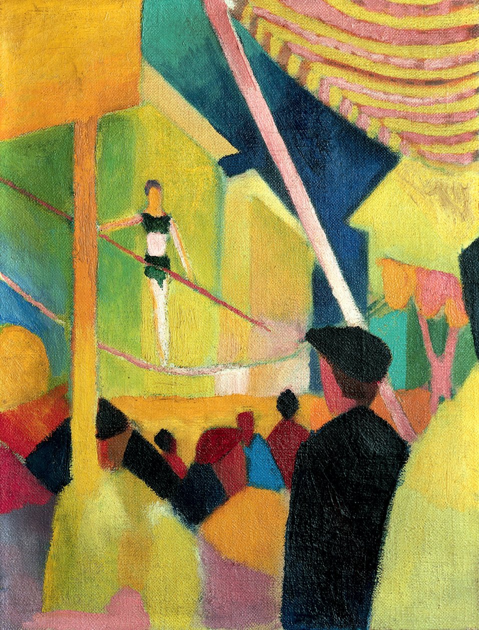 Tightrope Walker, c. 1913 by August Macke