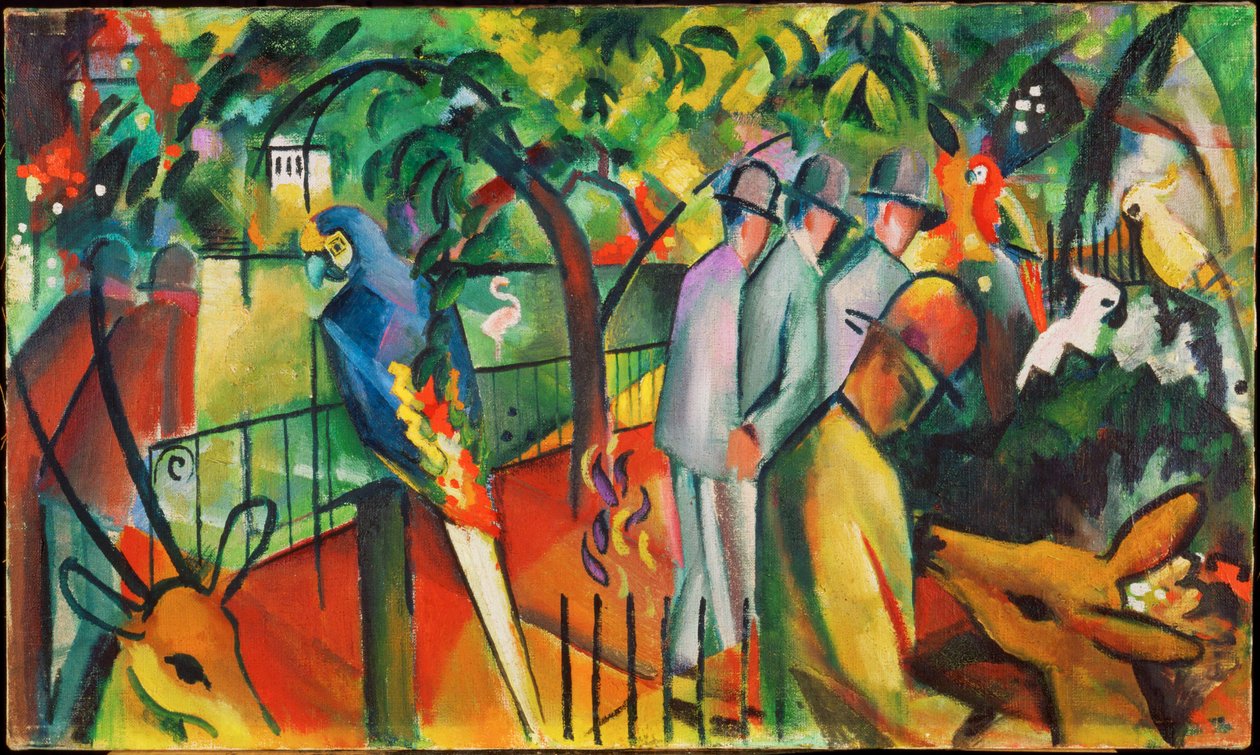 Zoological Garden I by August Macke