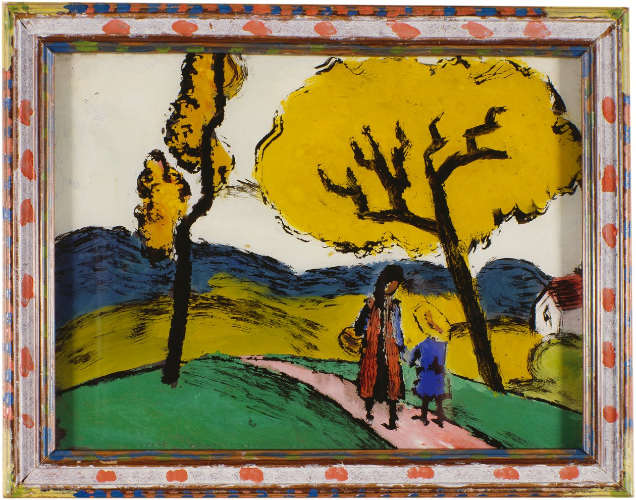 Two Girls in a Landscape by August Macke