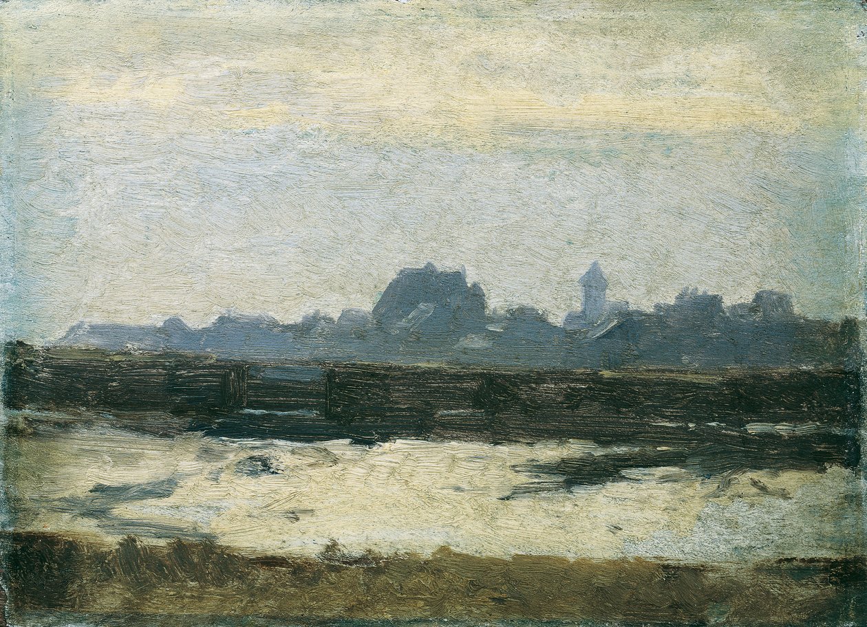 View of a City by August von Pettenkofen