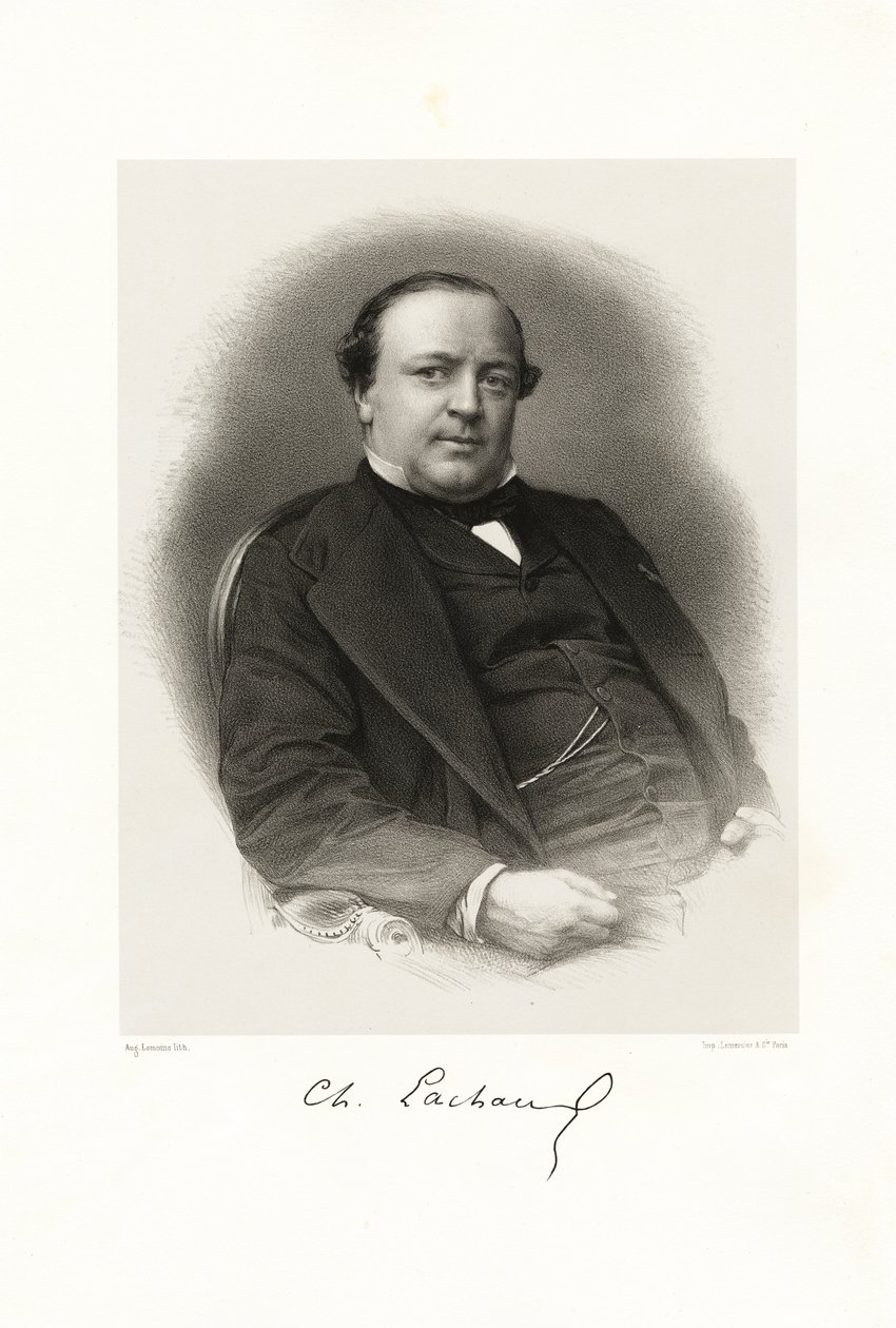 Charles Alexandre Lachaud by Auguste Charles Lemoine