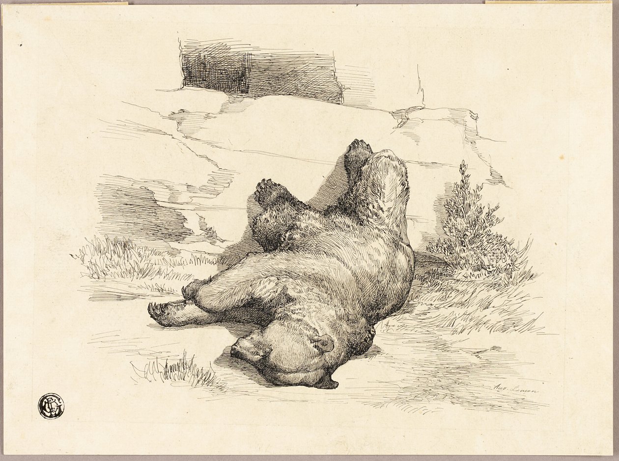 Russian Bear by Auguste Andre Lancon