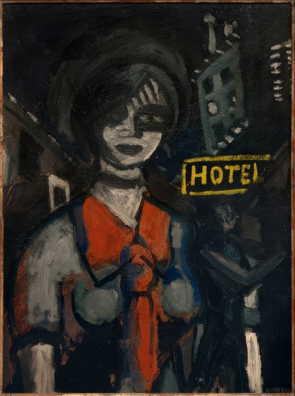 Girl with Red Tie by Auguste Chabaud