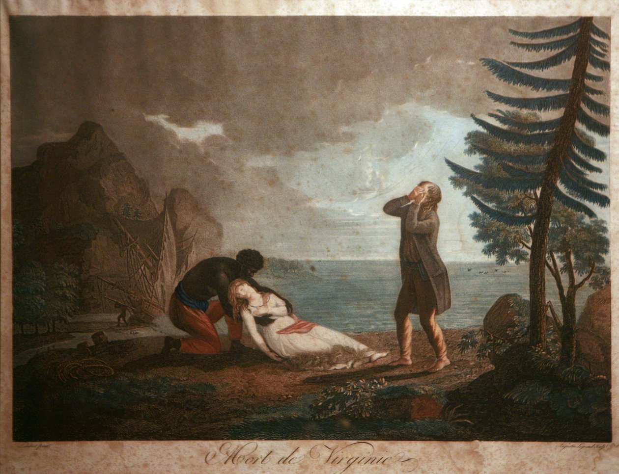 The Death of Virginie-Augustin Legrand by Auguste Claude Simon Legrand
