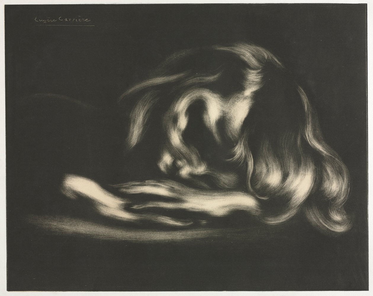 Sleep Jean-René Carrière, from The Album of Original Prints of the Vollard Gallery, 1897 by Auguste Clot