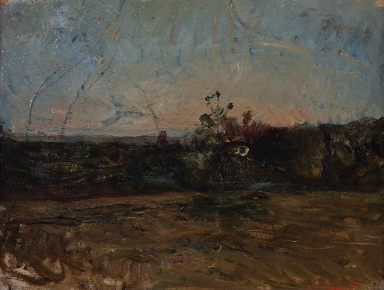 19th Century Landscape by Auguste Francois Ravier