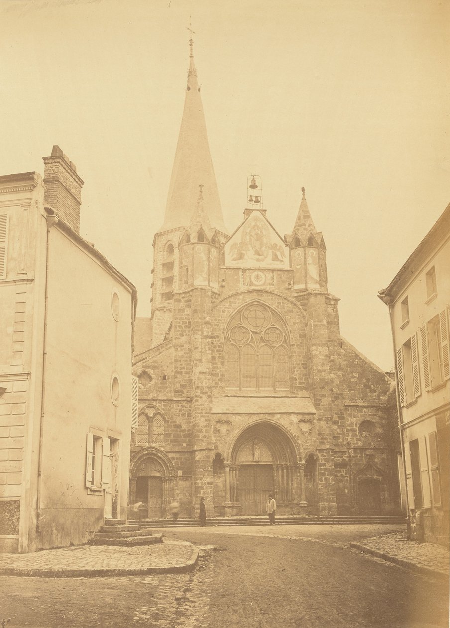 Church of Priseaux (Loiret) Near the Station of This Name by Auguste Hippolyte Collard