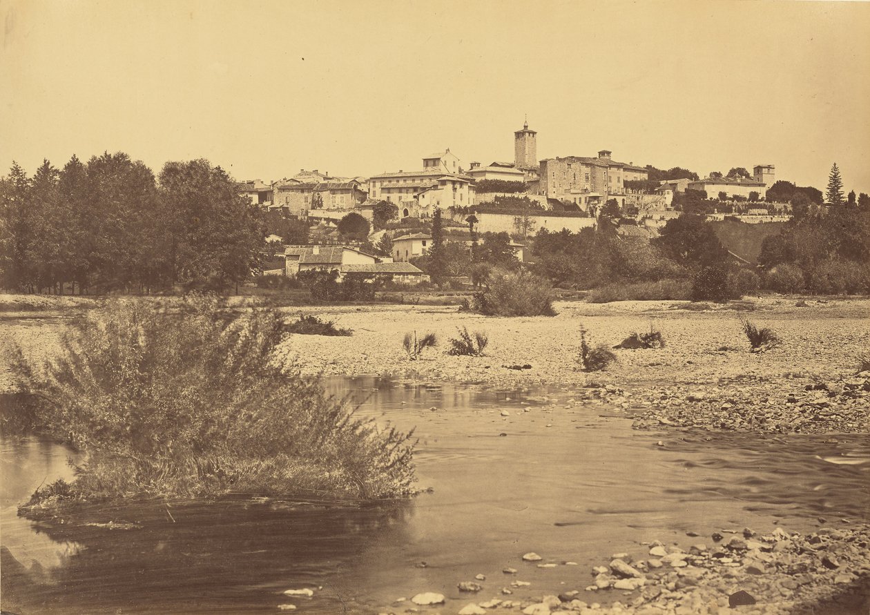 Village of Chazay, View from the Railway by Auguste Hippolyte Collard