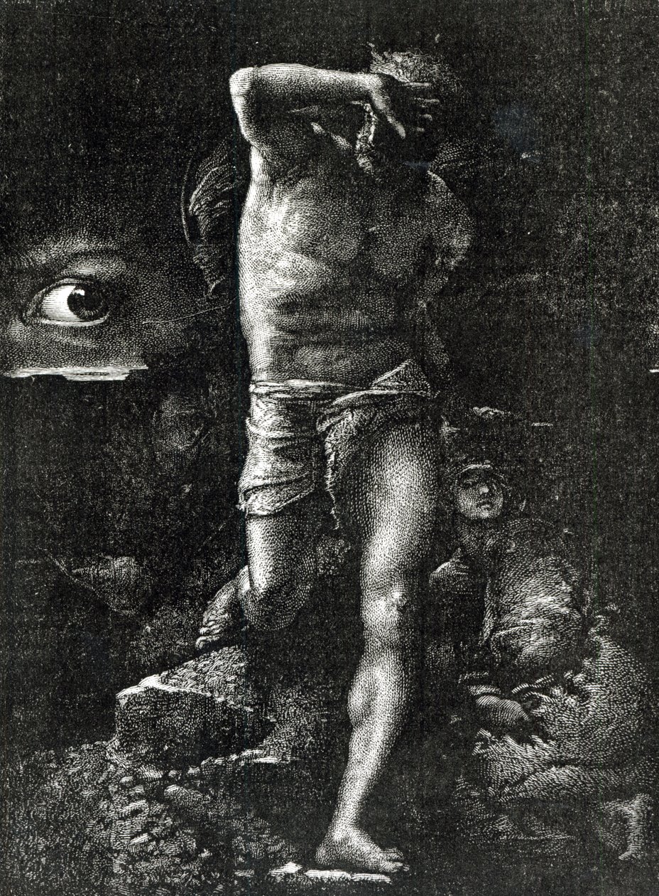 The Conscience or, The Eye Watching Cain, from La Legende des Siecle by Victor Hugo by Auguste Joliet