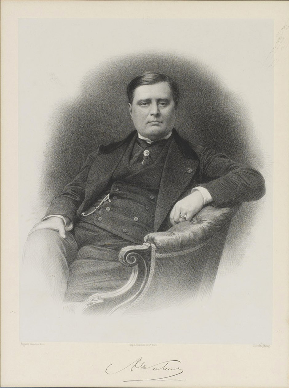 Portrait of Alexandre Florian Joseph, Count Colonna-Walewski by Auguste Lemoine