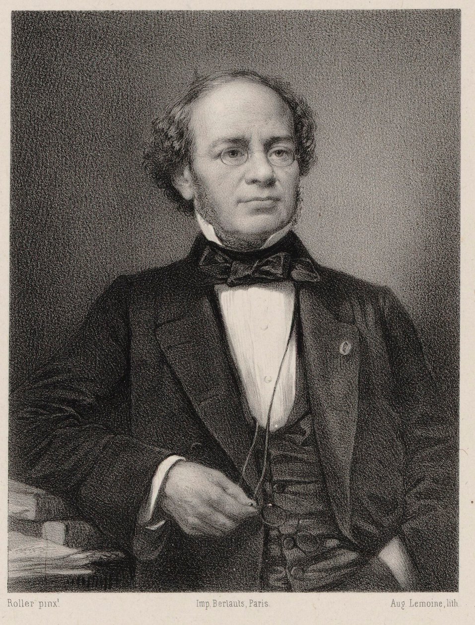 Portrait of the composer Jacques Fromental Halévy 1799-1862 by Auguste Lemoine