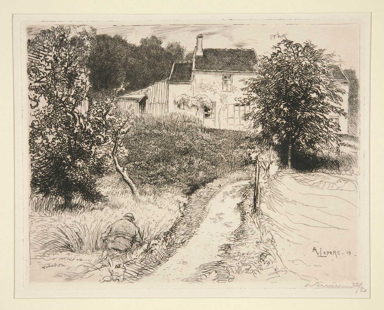 At Bellot (Seine-et-Marne) by Auguste Lepere