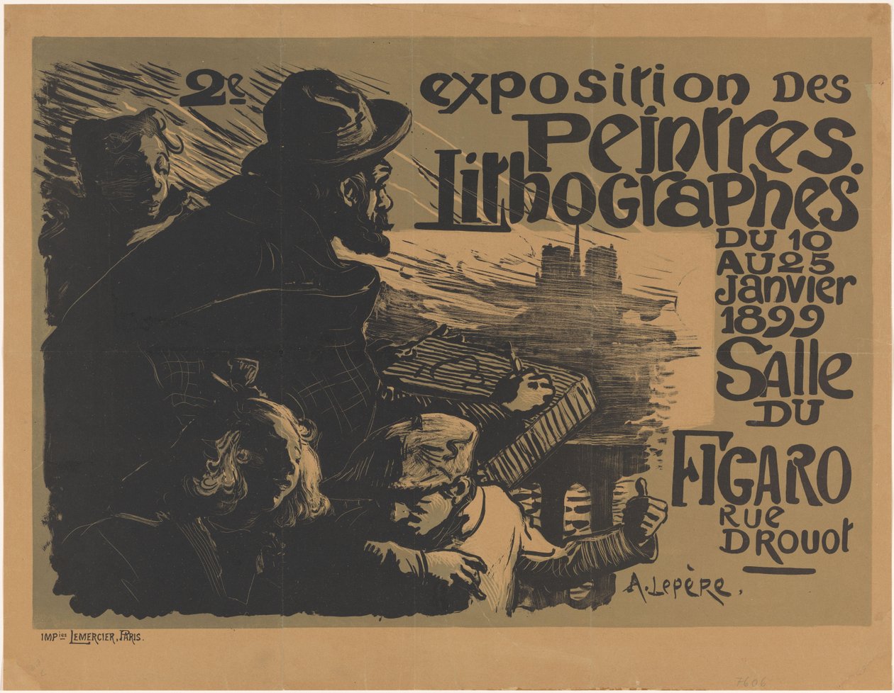 Poster for the Second Exhibition of the Lithograph Painters by Auguste Lepere