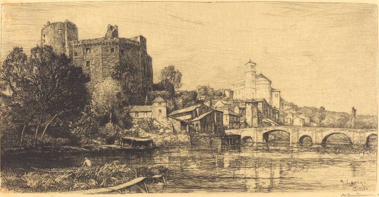 Clisson by Auguste Lepere