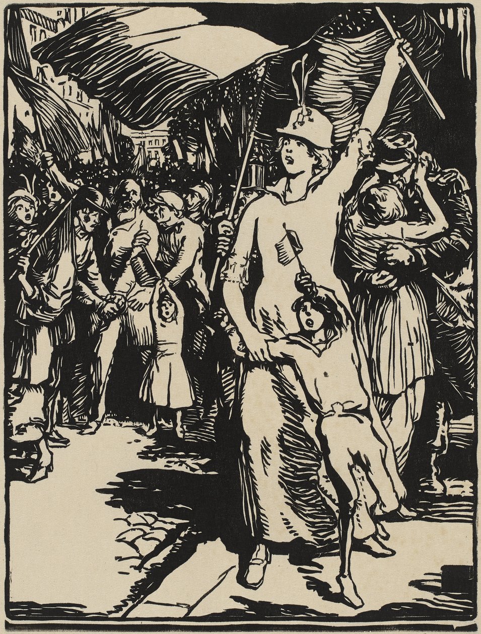 The War is Declared by Auguste Lepere