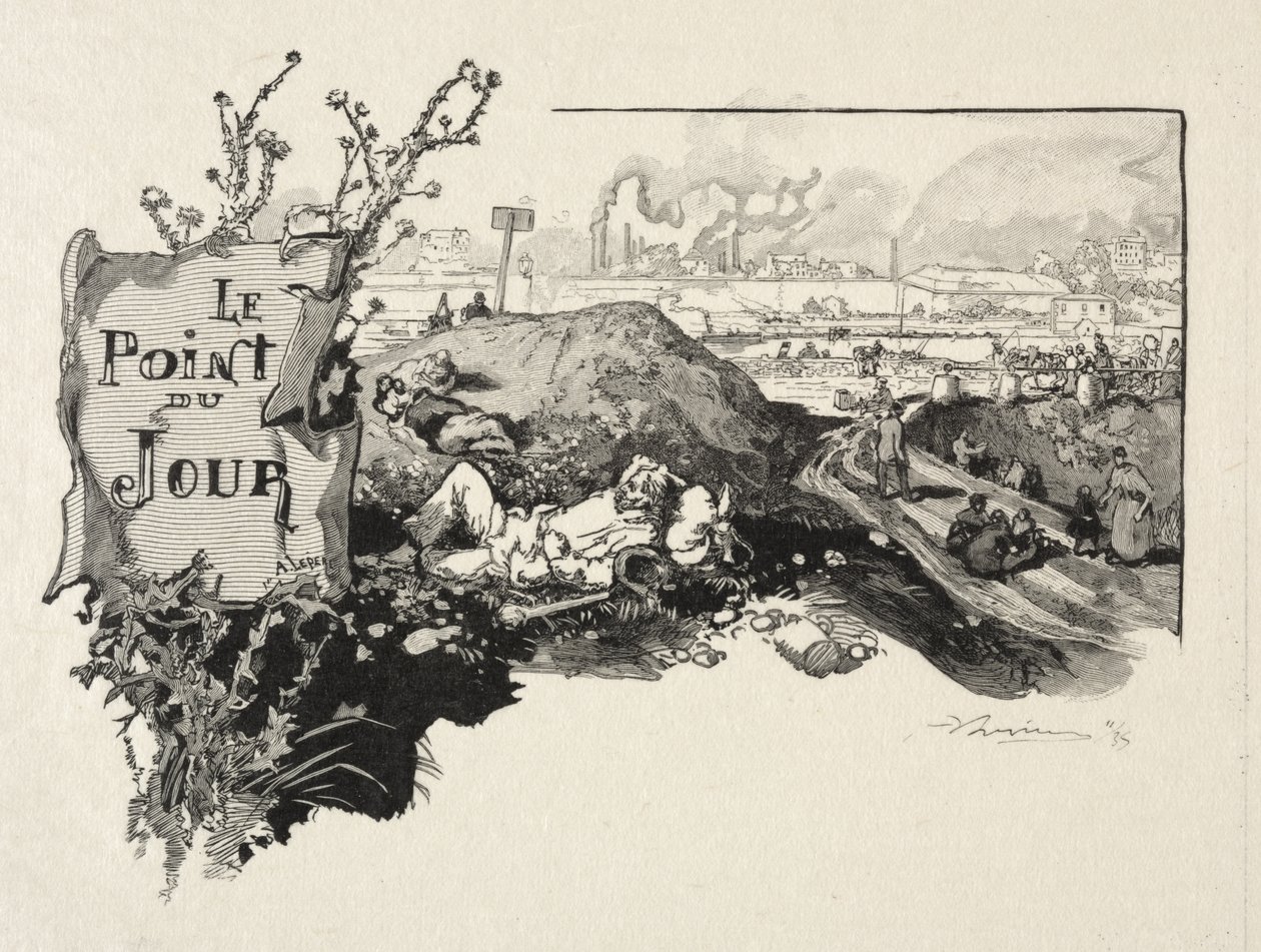 The Break of Day by Auguste Louis Lepère