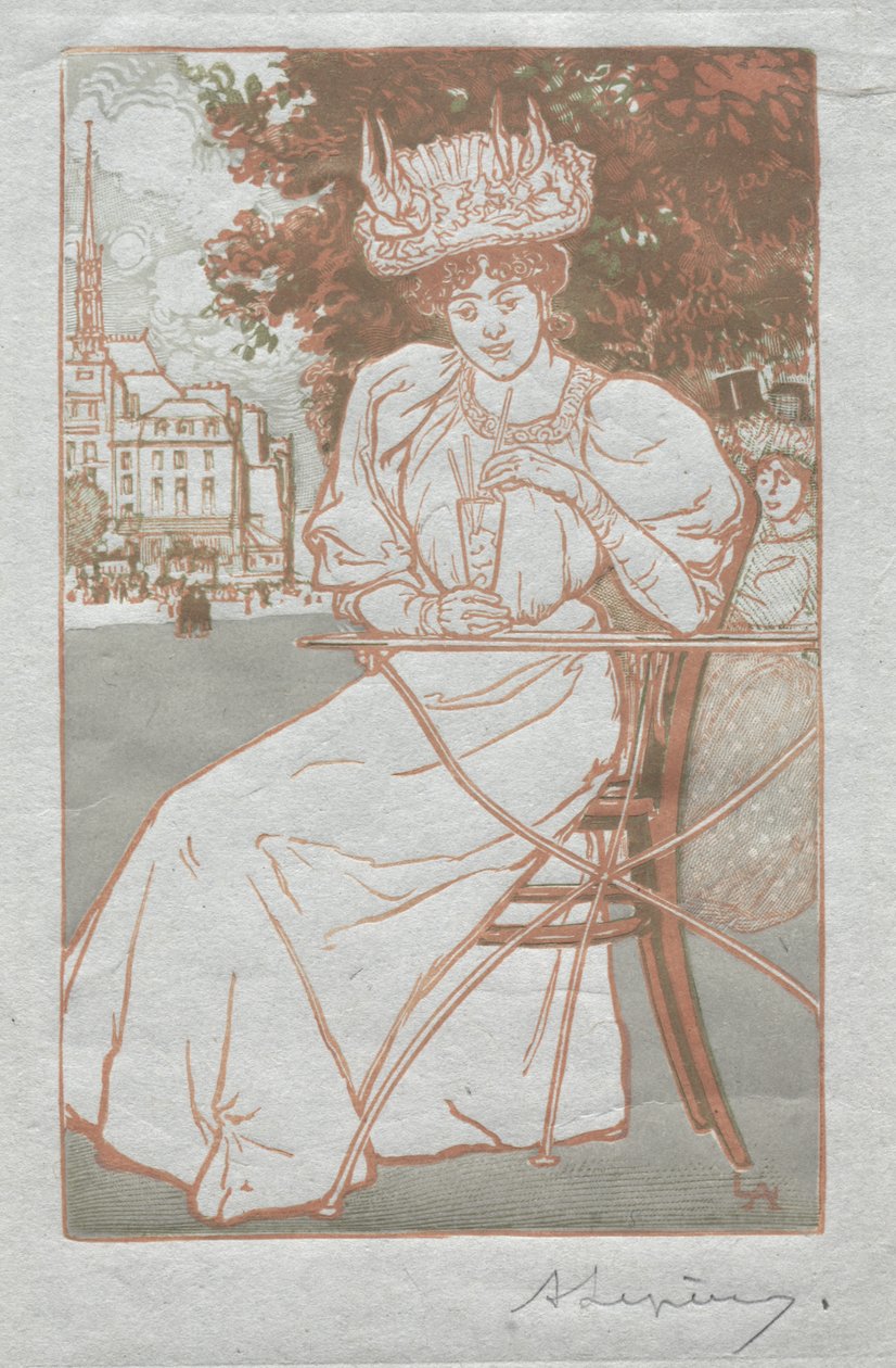 Paris Almanac, 1897: Summer by Auguste Louis Lepère