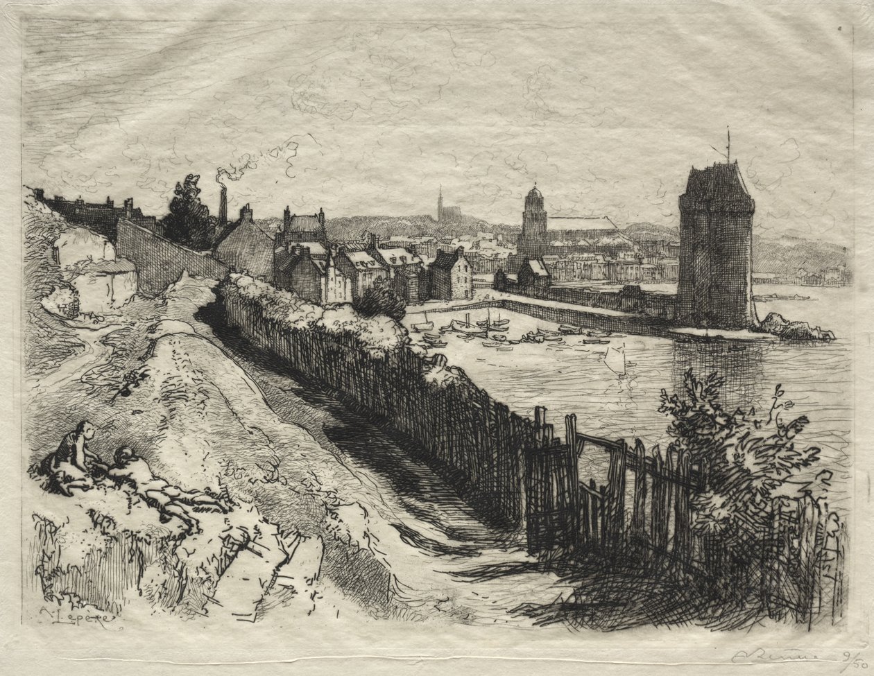 Saint-Servan by Auguste Louis Lepère