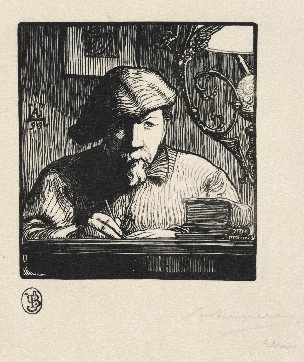 Self-Portrait by Auguste Louis Lepère