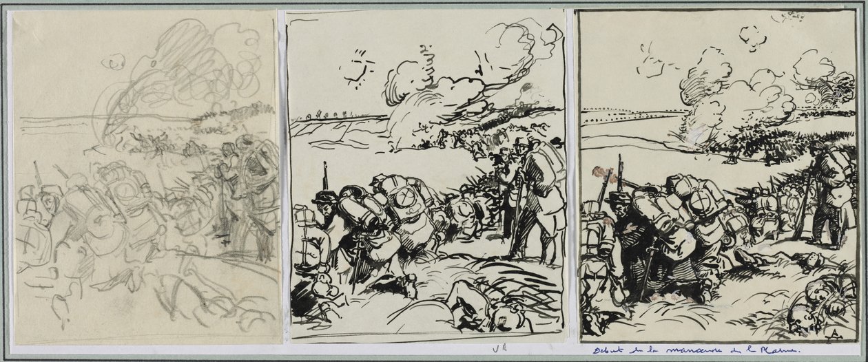 Beginning of the Marne Maneuver by Auguste Louis Lepère
