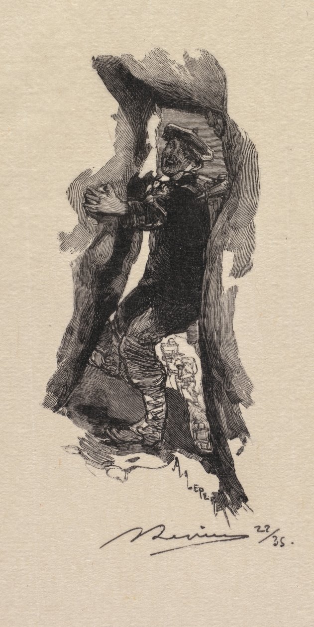 Fontainebleau Forest: Pass of the Seven Caverns, 1890 by Auguste Louis Lepère