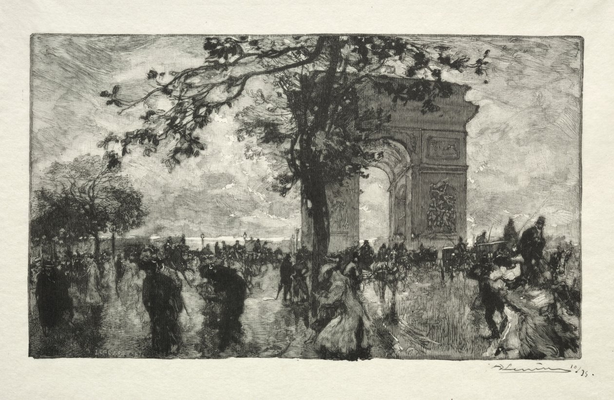 Return from the Woods by Auguste Louis Lepère