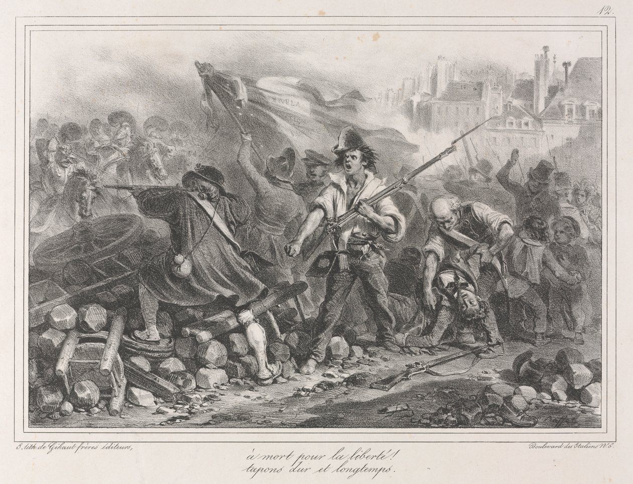 Album of 1831: Freedom or death! by Auguste Raffet