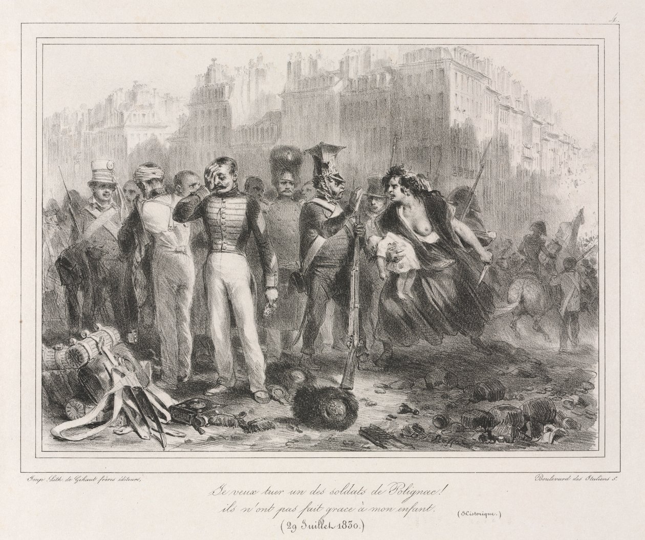 Album of 1831: I want to kill one of Polignac