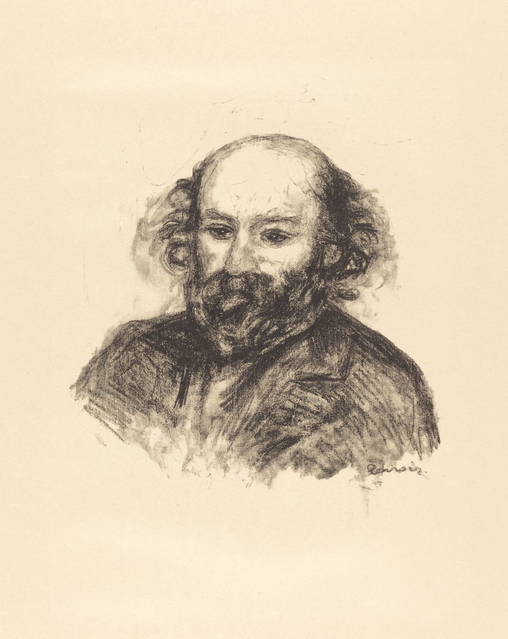 Paul Cézanne by Auguste Renoir