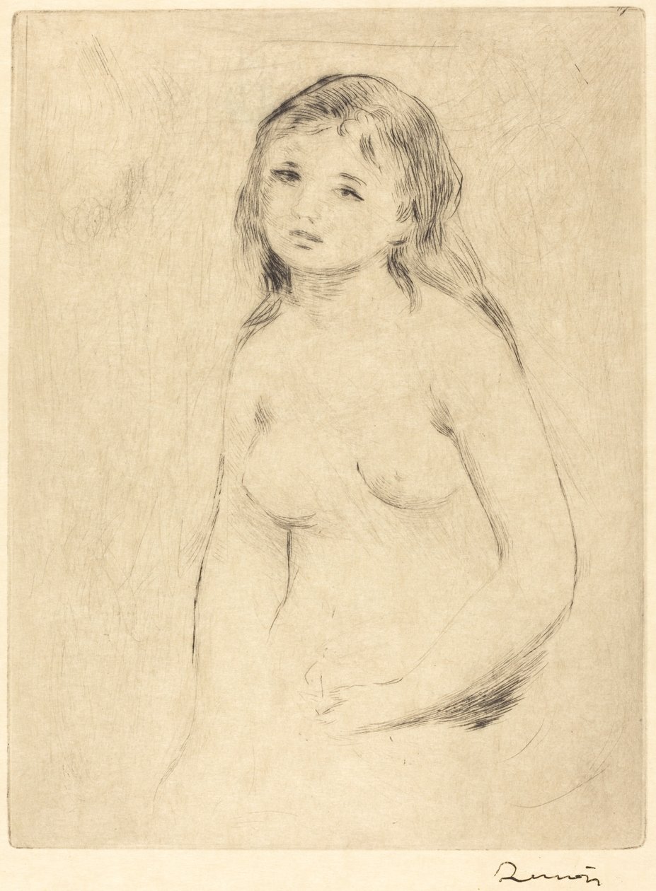 Study for a Bather by Auguste Renoir