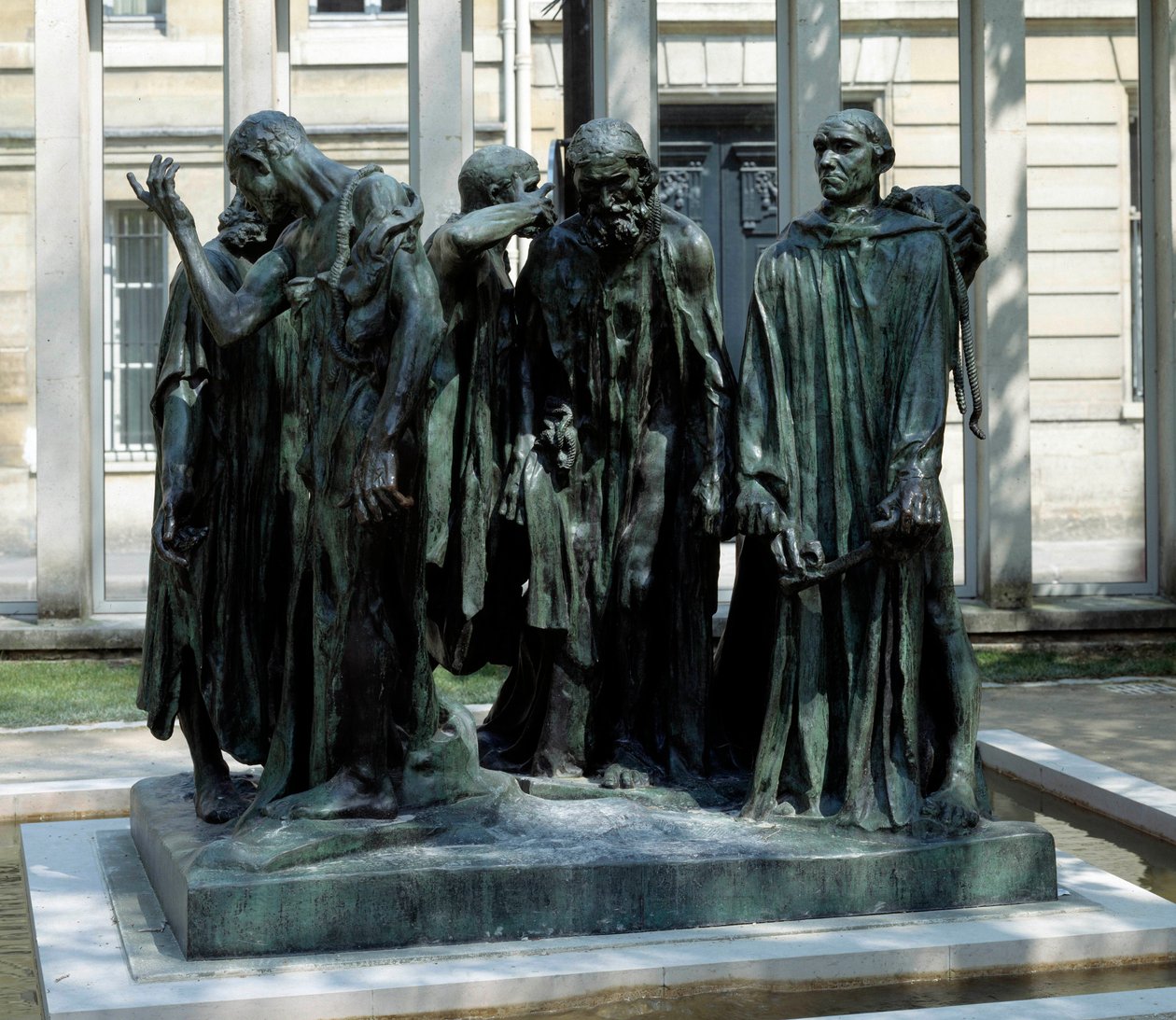 The Monument of the Burghers of Calais by Auguste Rodin