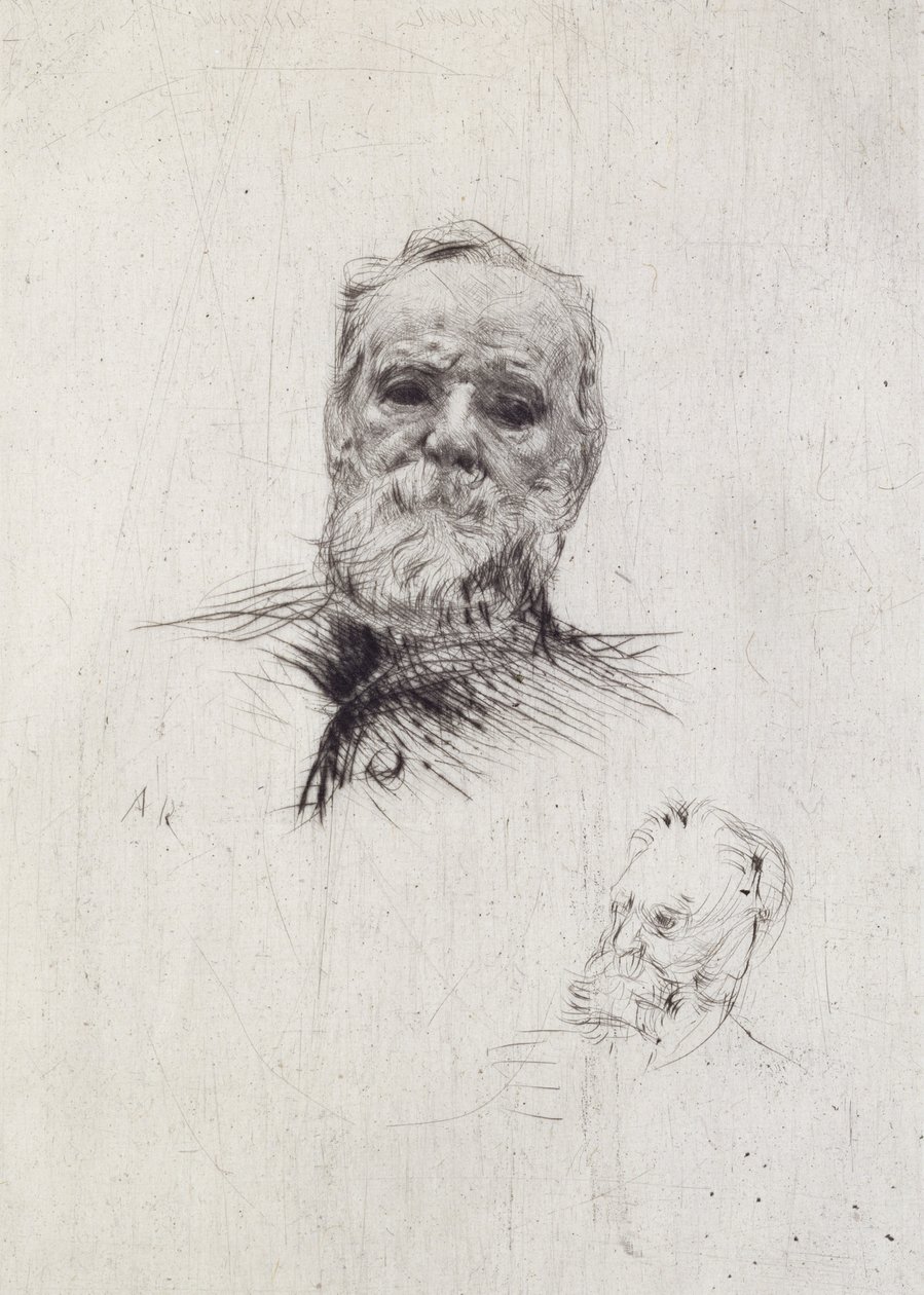 Portrait of Victor Hugo (1802-85) by Auguste Rodin