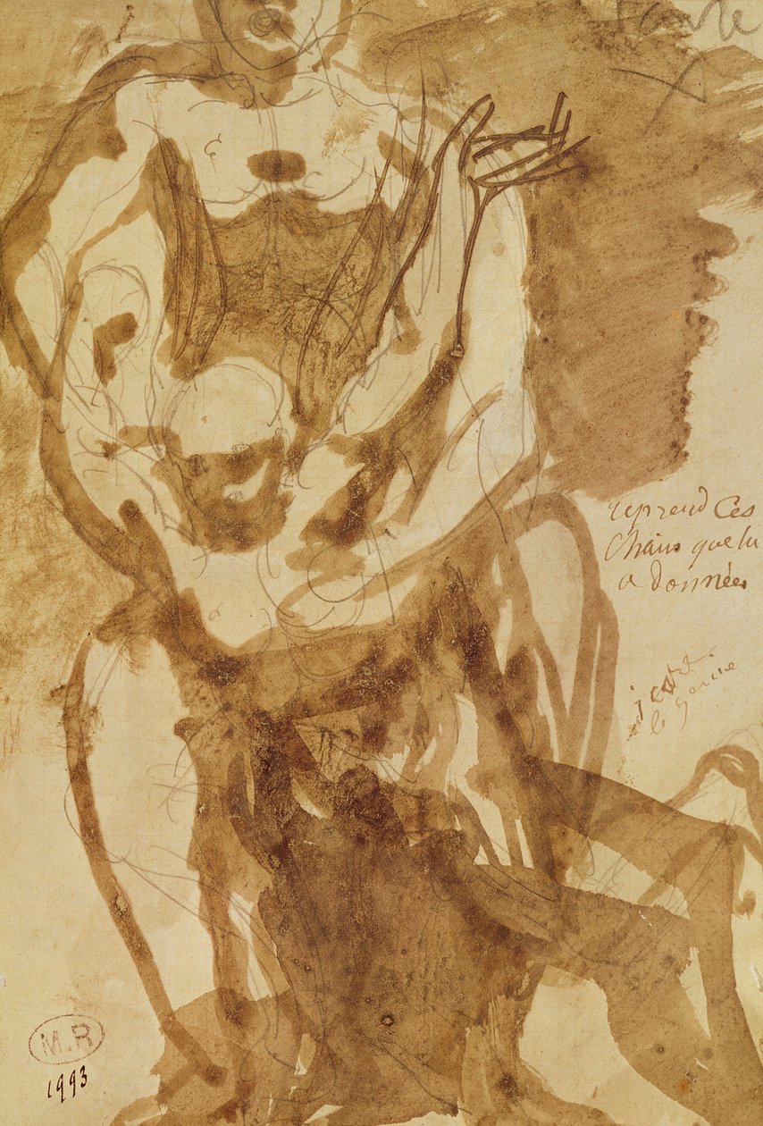 Two Figures (Preparatory Study for 