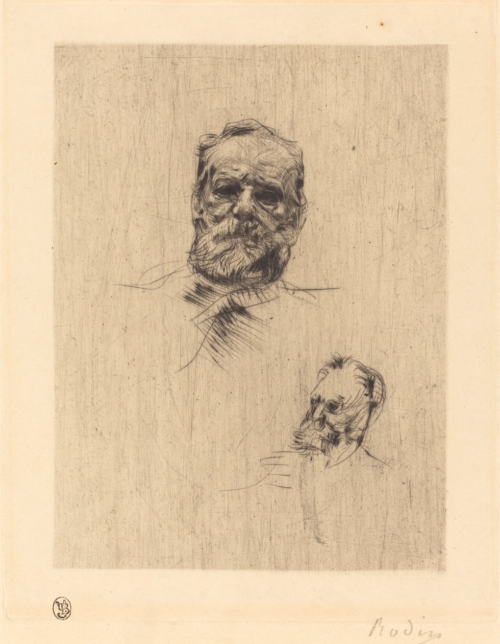 Victor Hugo, Front View by Auguste Rodin