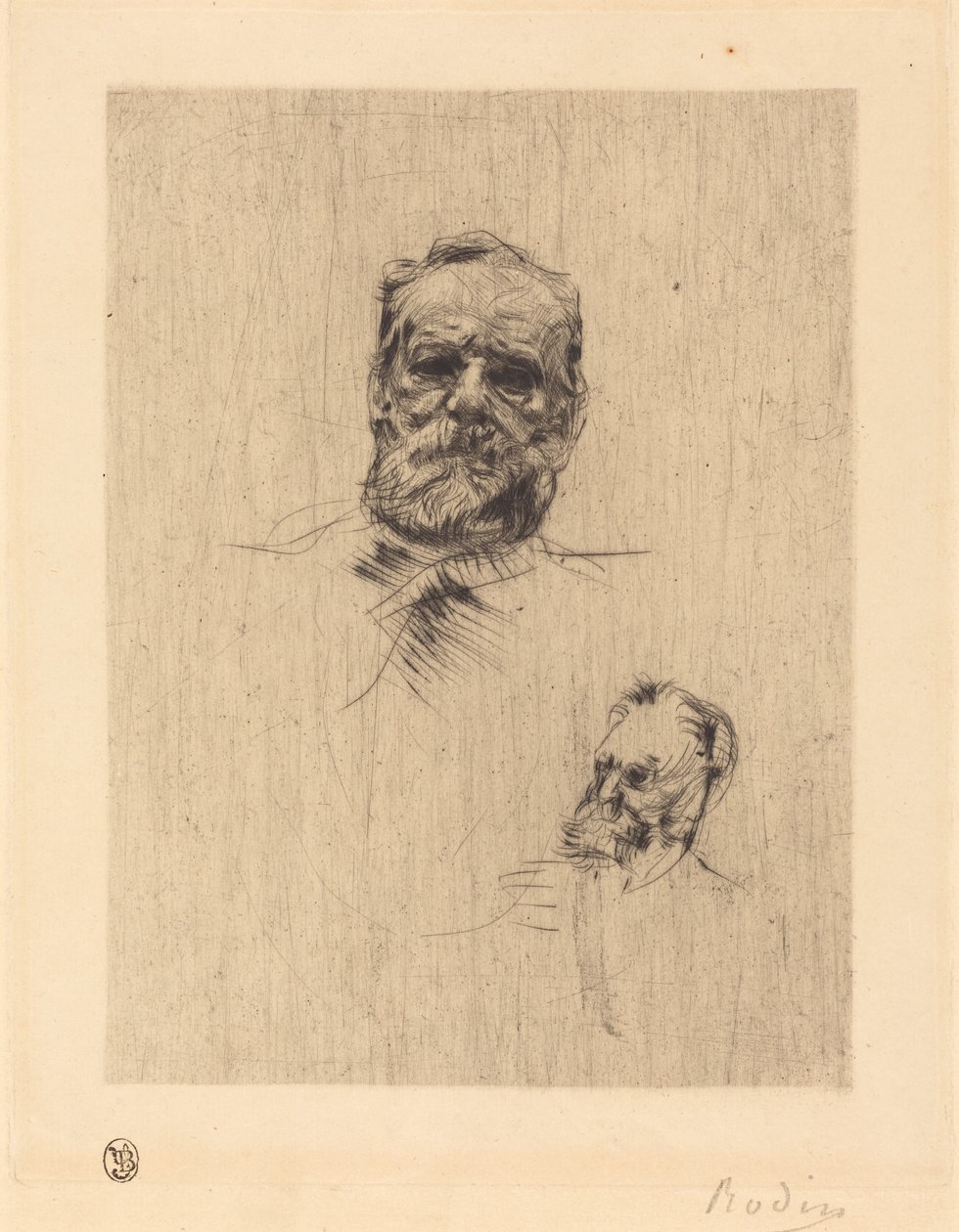 Victor Hugo, Facing Forward by Auguste Rodin