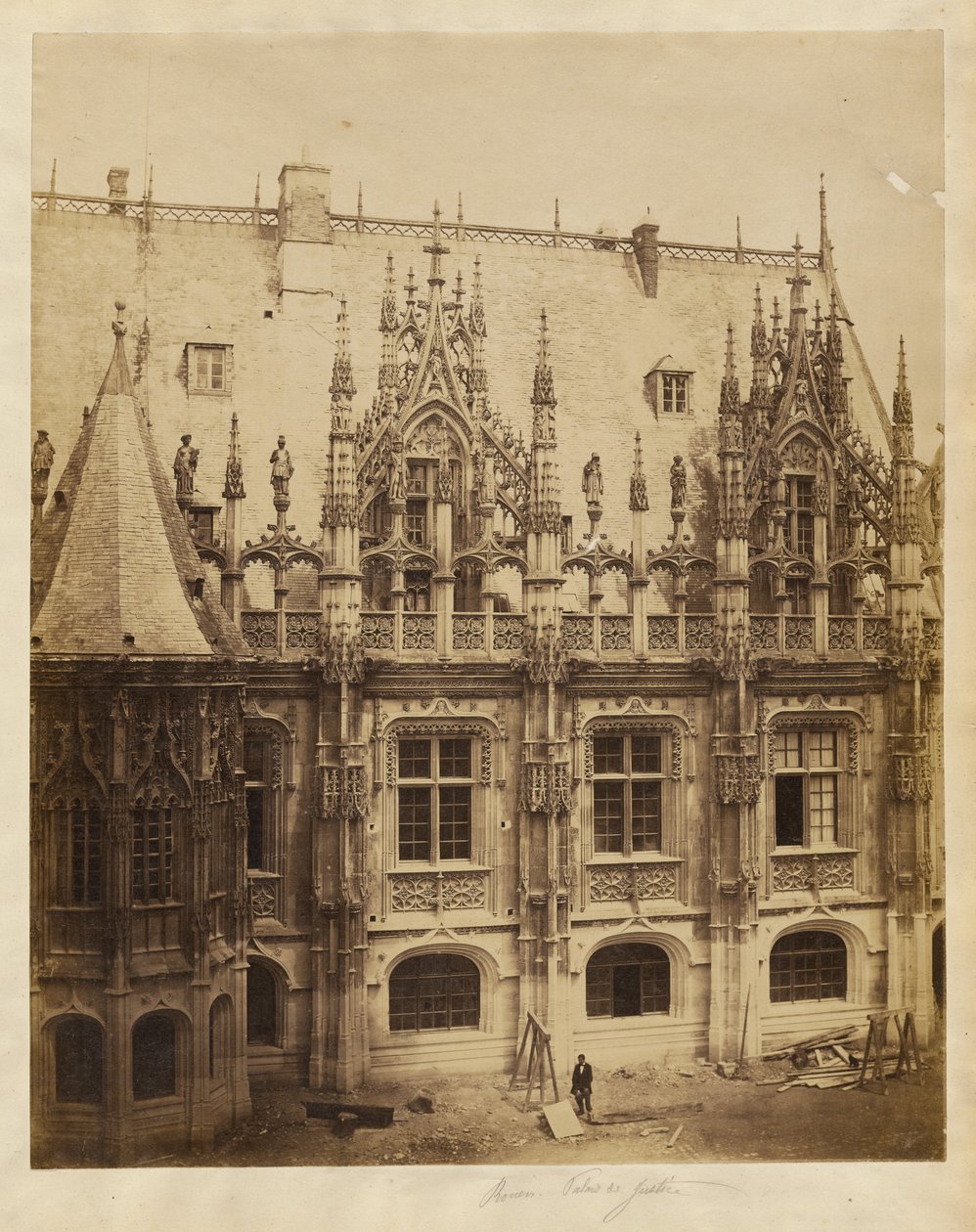 Rouen, Palace of Justice by Auguste Rosalie Bisson
