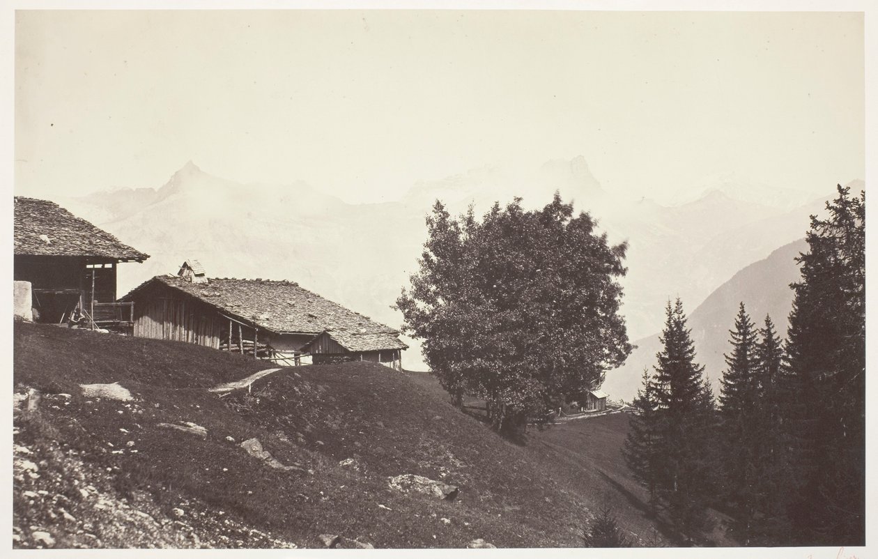 Savoie 47, Le Buet and the Rocks of Fis by Auguste Rosalie Bisson