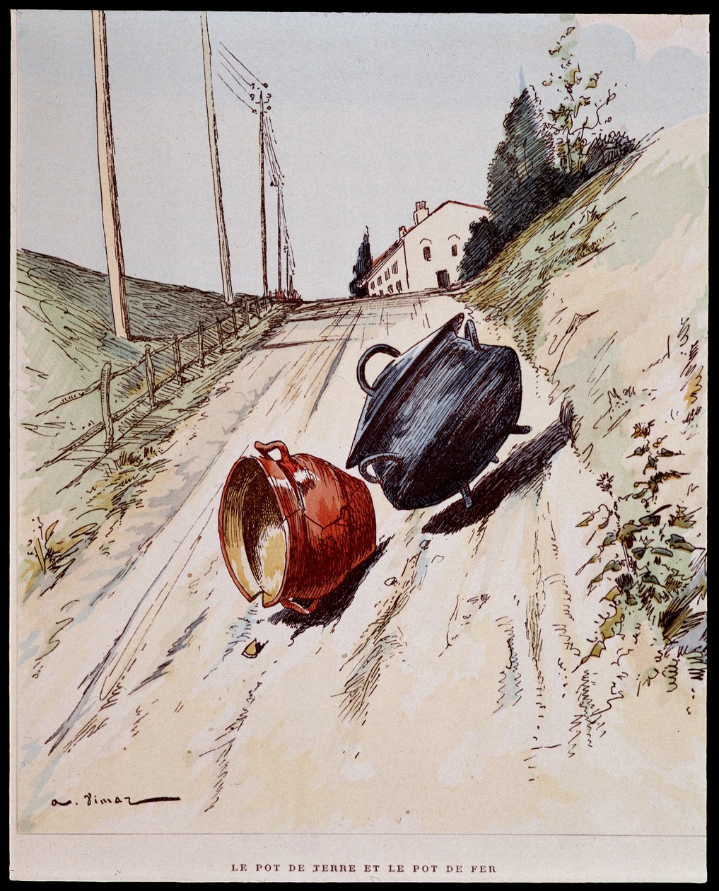 The Earthen Pot and the Iron Pot - in 