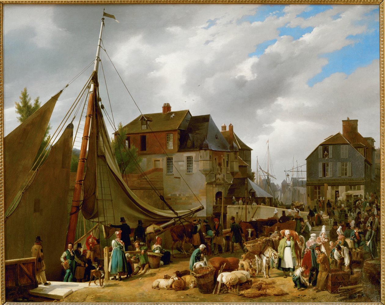 Embarkation of Livestock on the Ship 