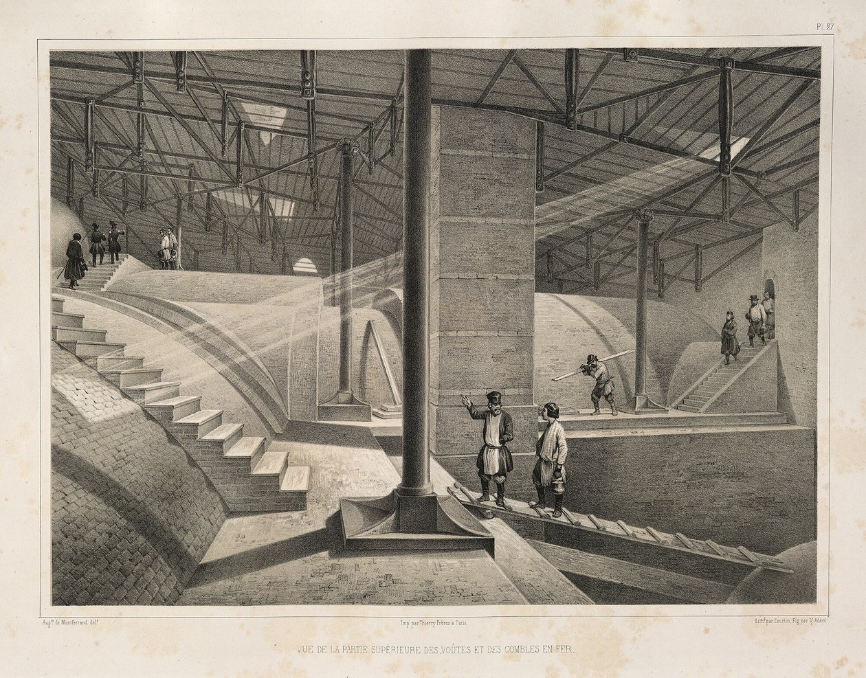 Part of the Arch and a Metal Roof from The Construction of the Saint Isaac