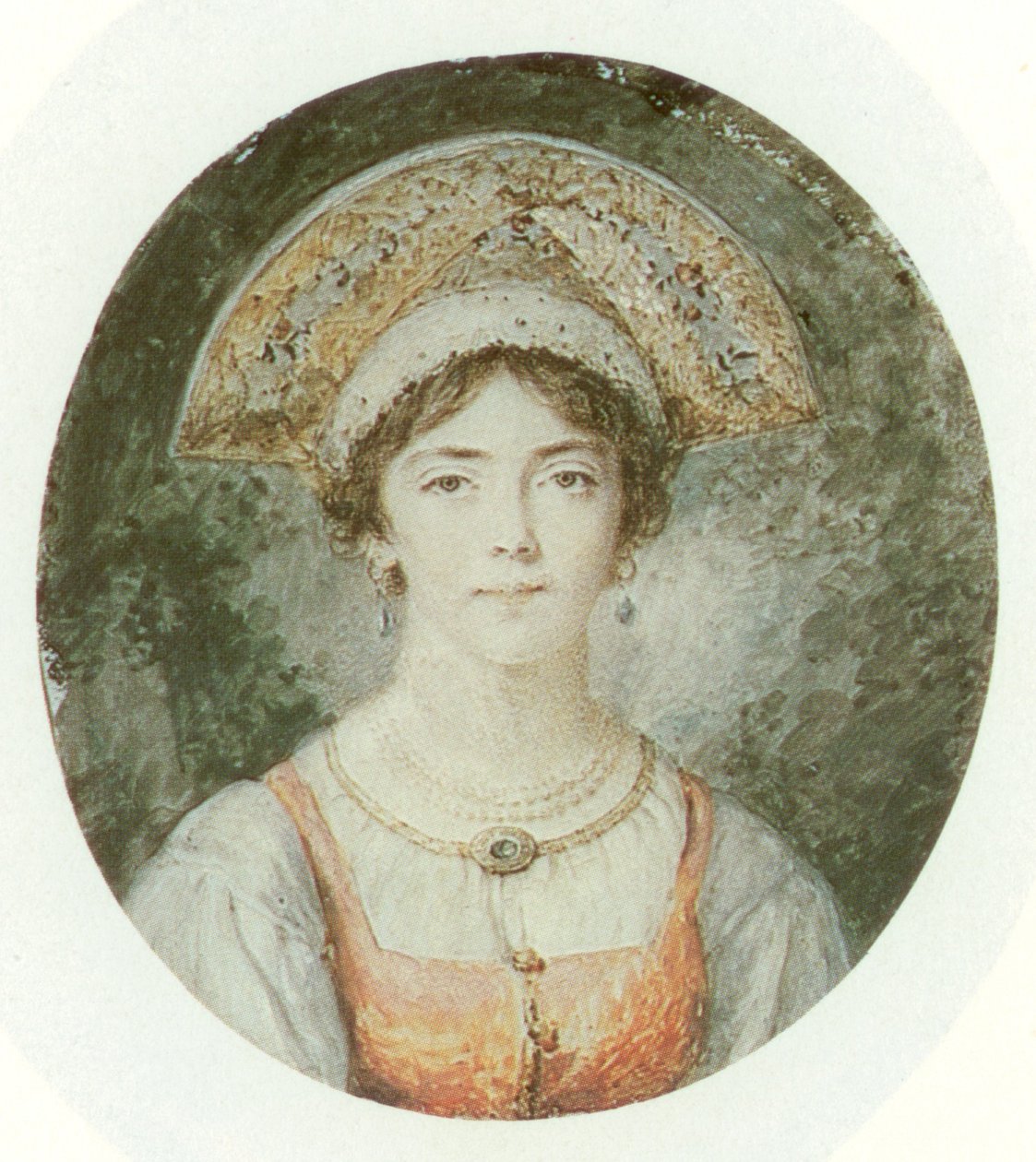 Portrait of Charlotta Julmana Ritt (1775-1842) by Augustin Ritt
