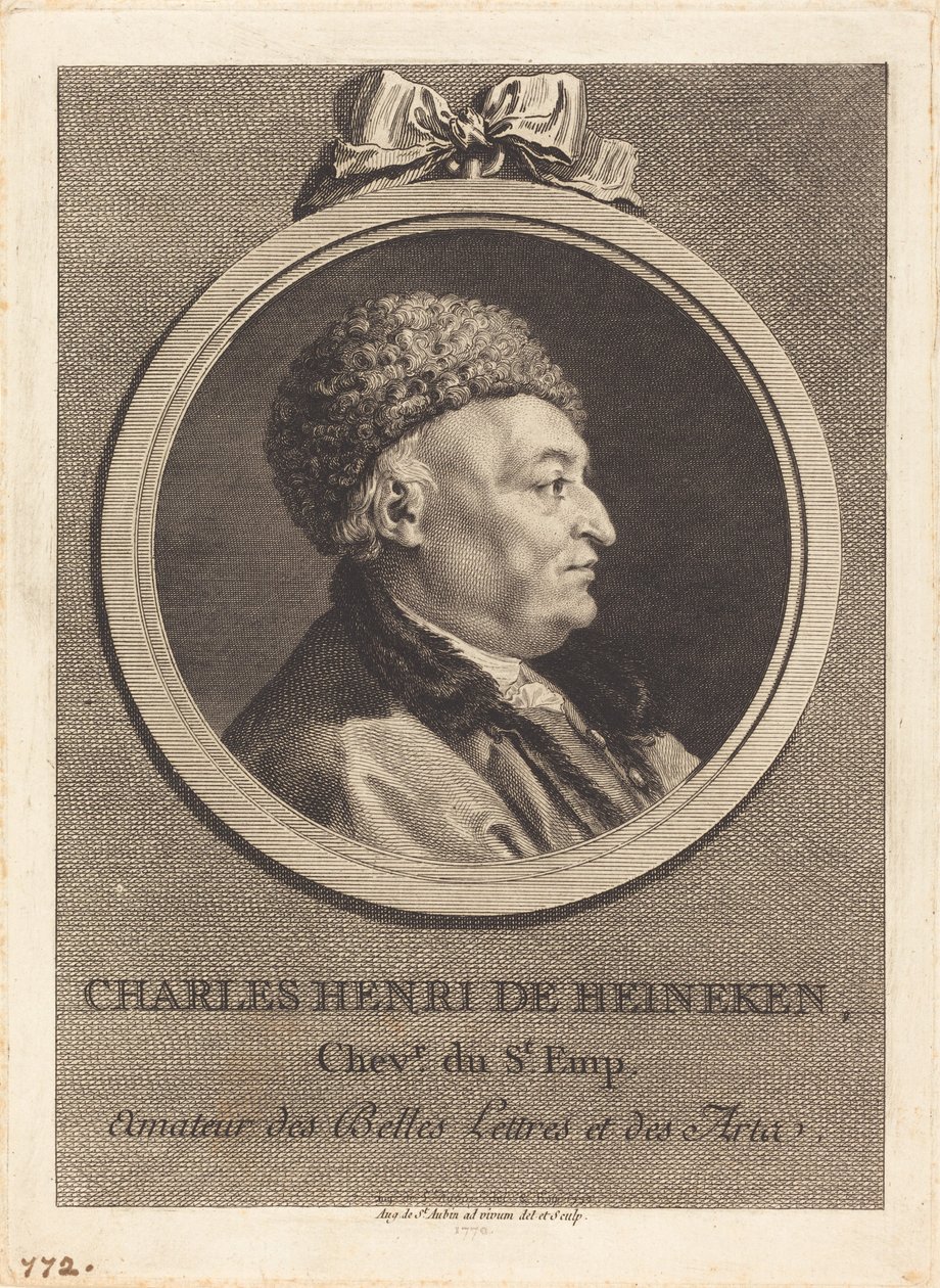 Charles Henri de Heineken by Augustin de Saint-Aubin