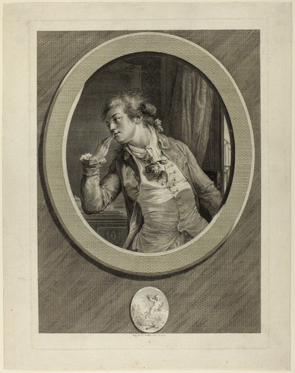 Depend on my Promises by Augustin de Saint-Aubin