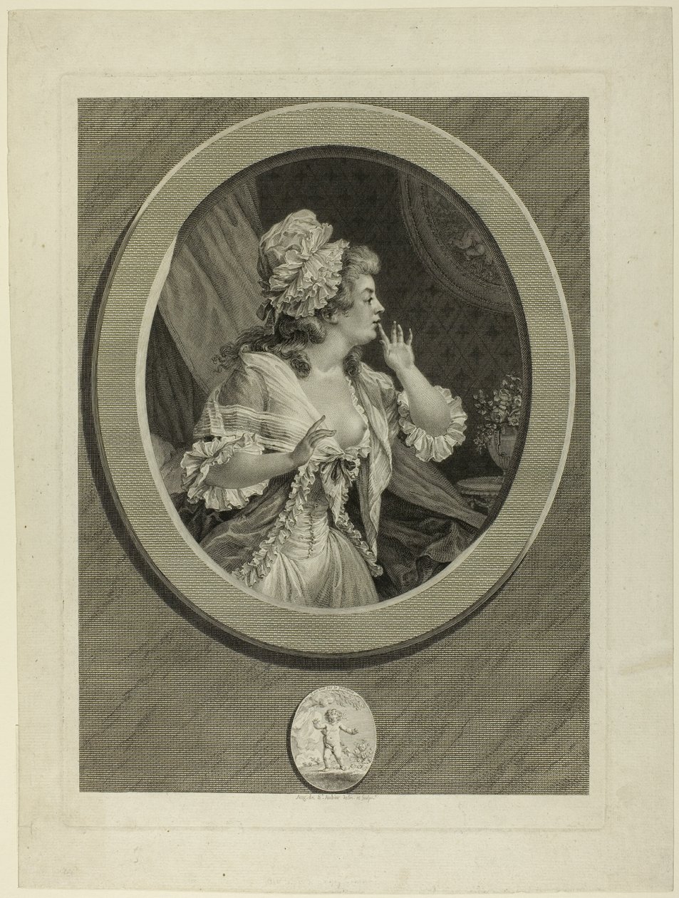 At Least be Discreet by Augustin de Saint Aubin