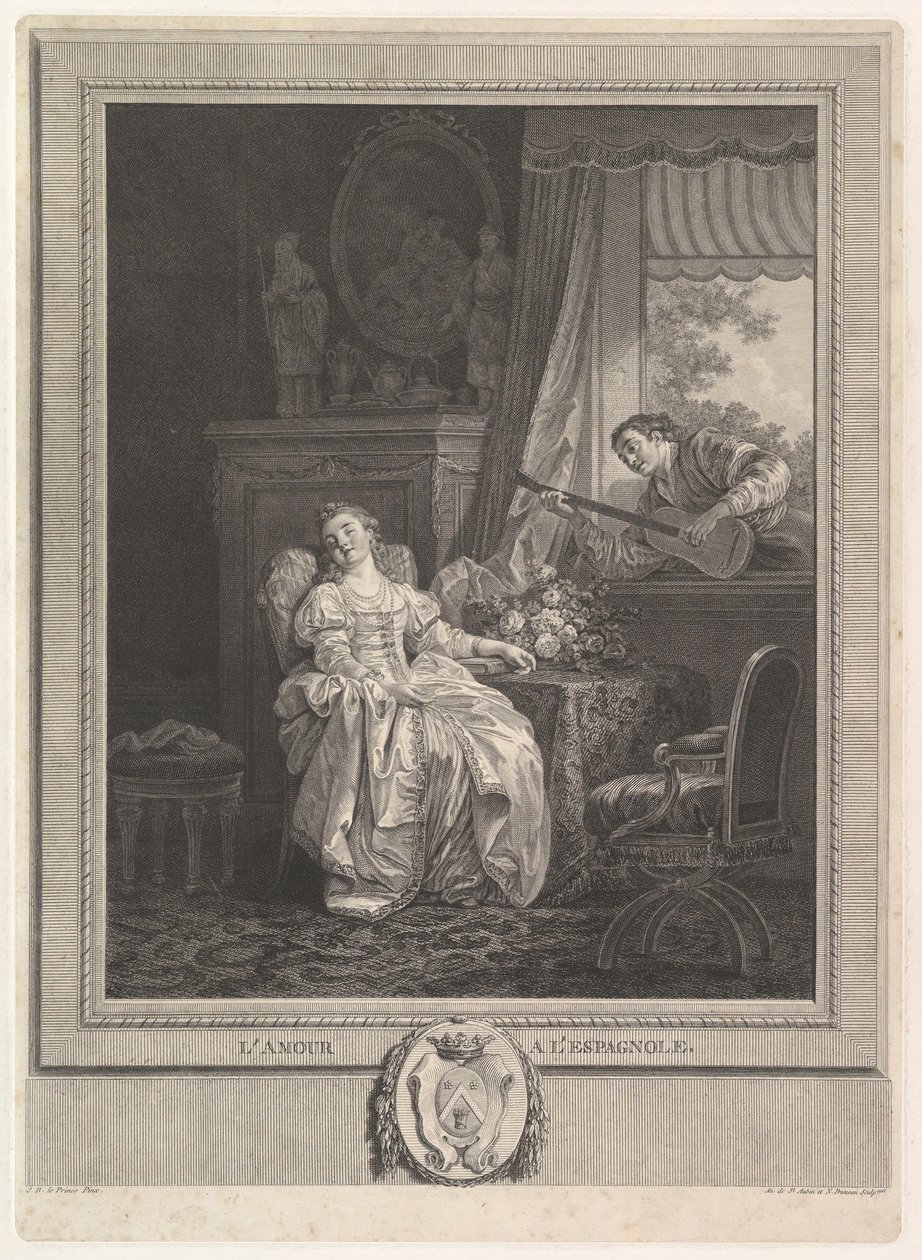 Love in the Spanish Style by Augustin de Saint Aubin