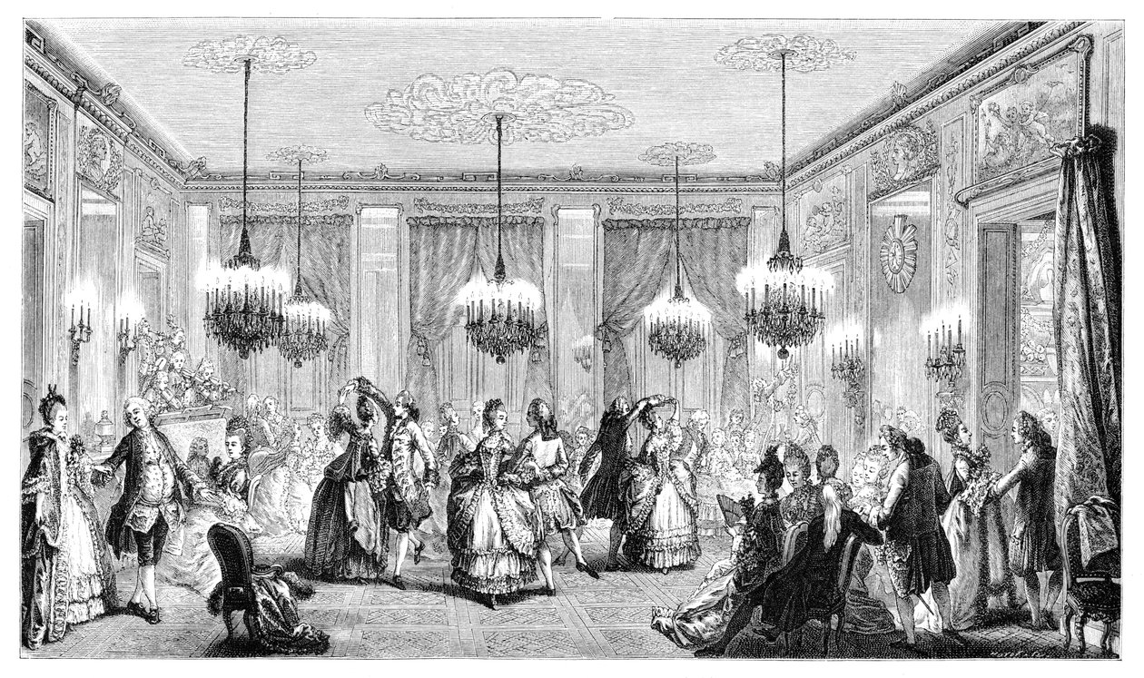 The Ball by Augustin de Saint Aubin