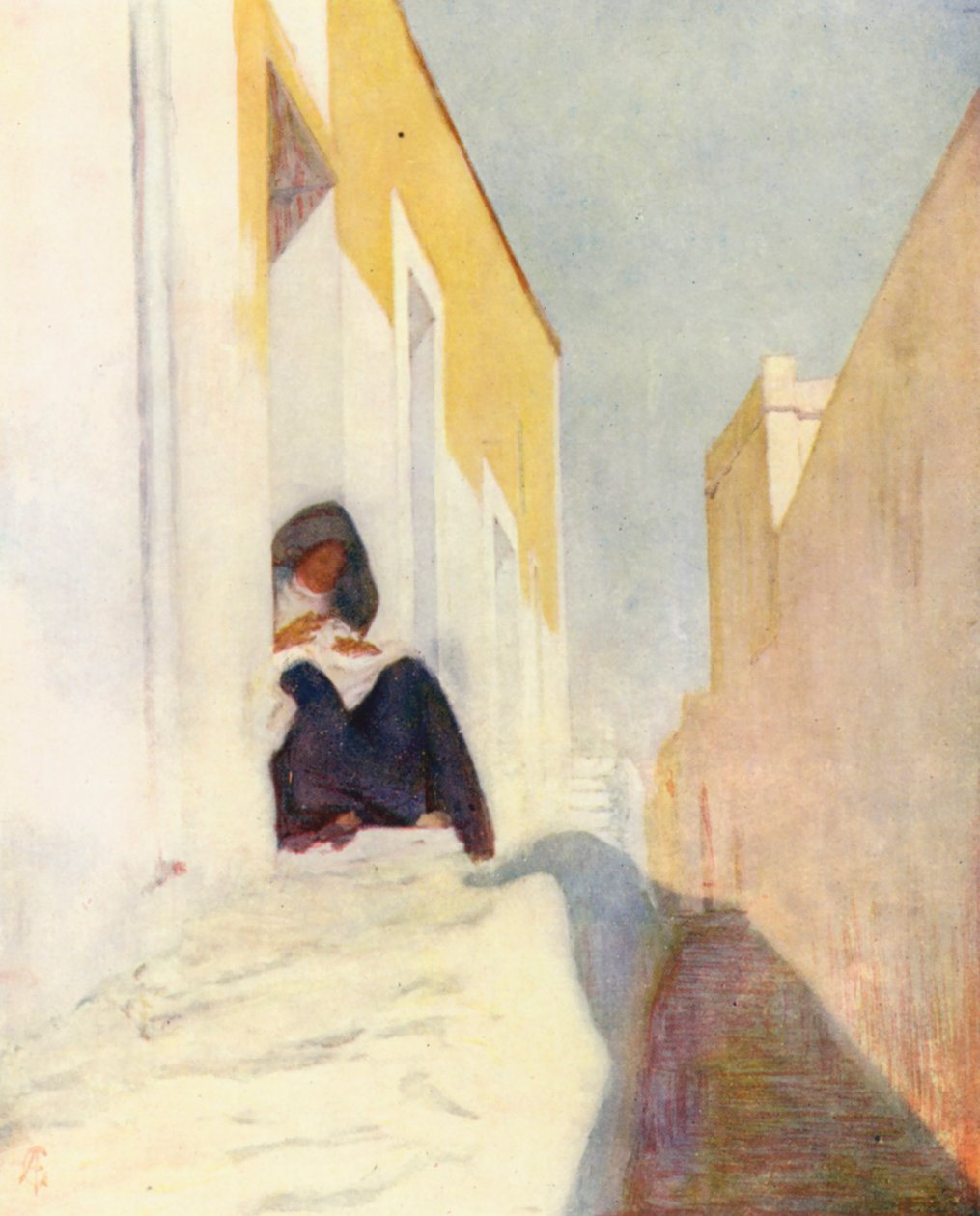A Street in Almeria by Augustine Fitzgerald