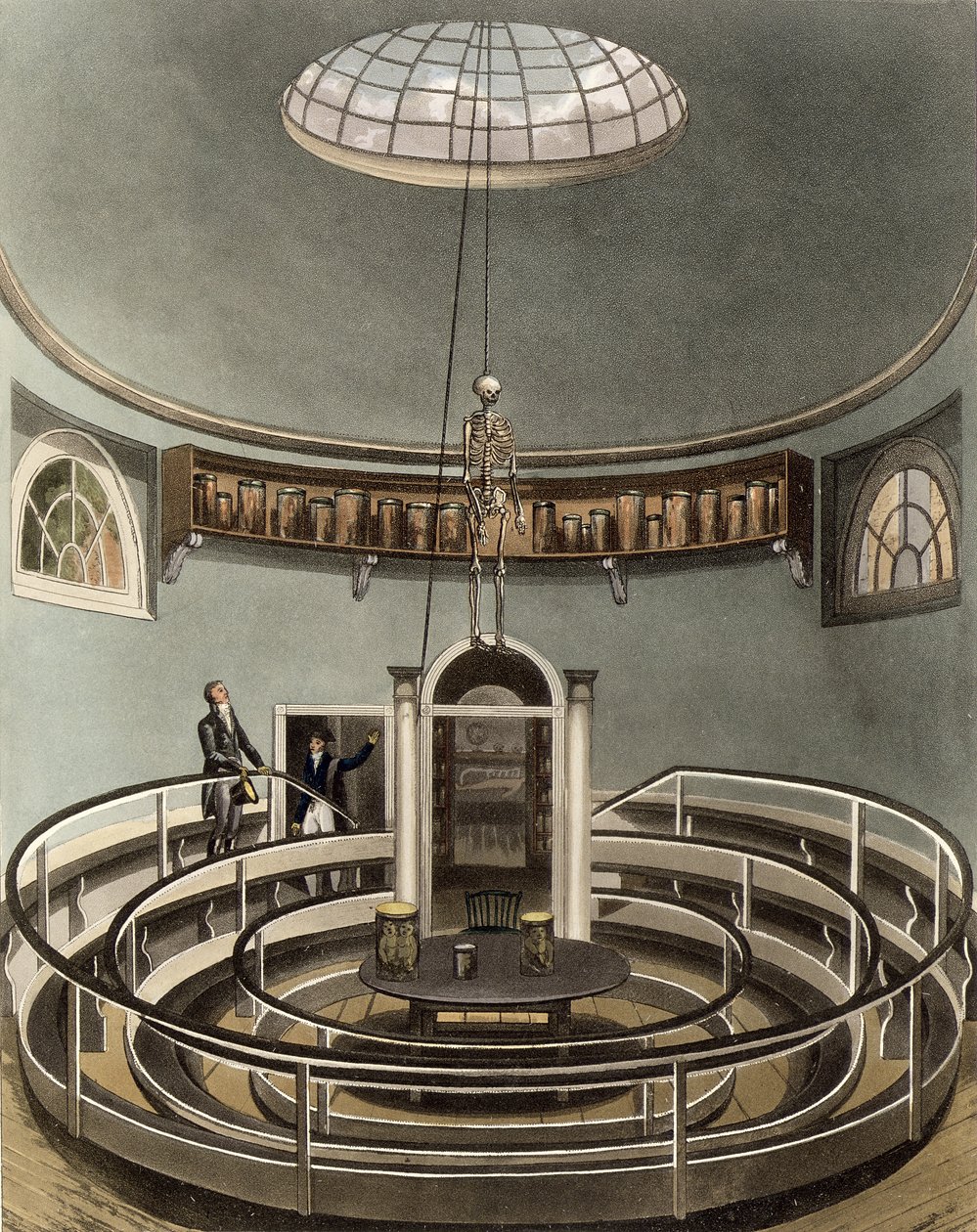 Interior of the Theatre of Anatomy, Cambridge (from 