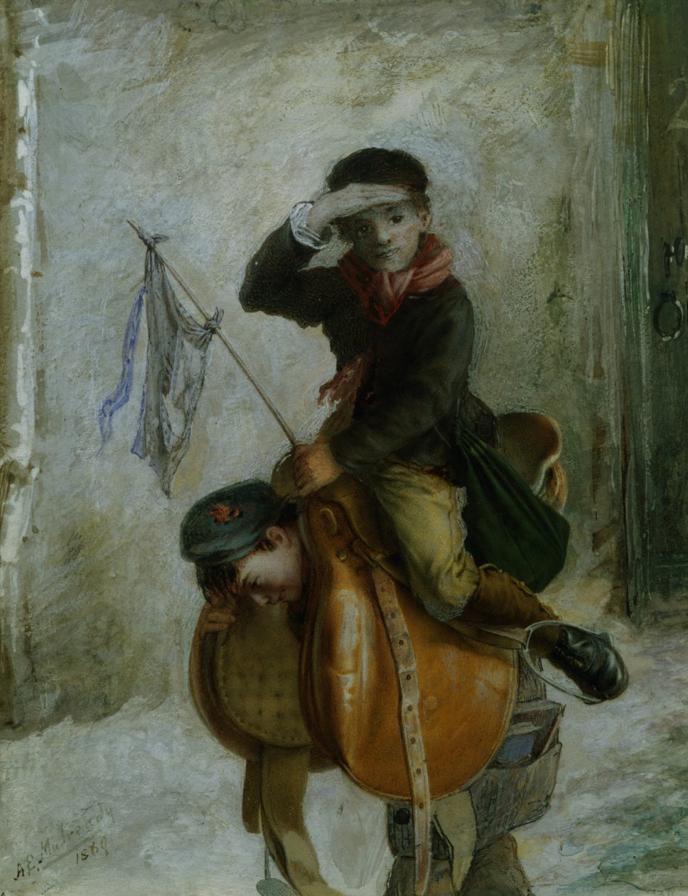 The Young Cavalryman by Augustus Edward Mulready