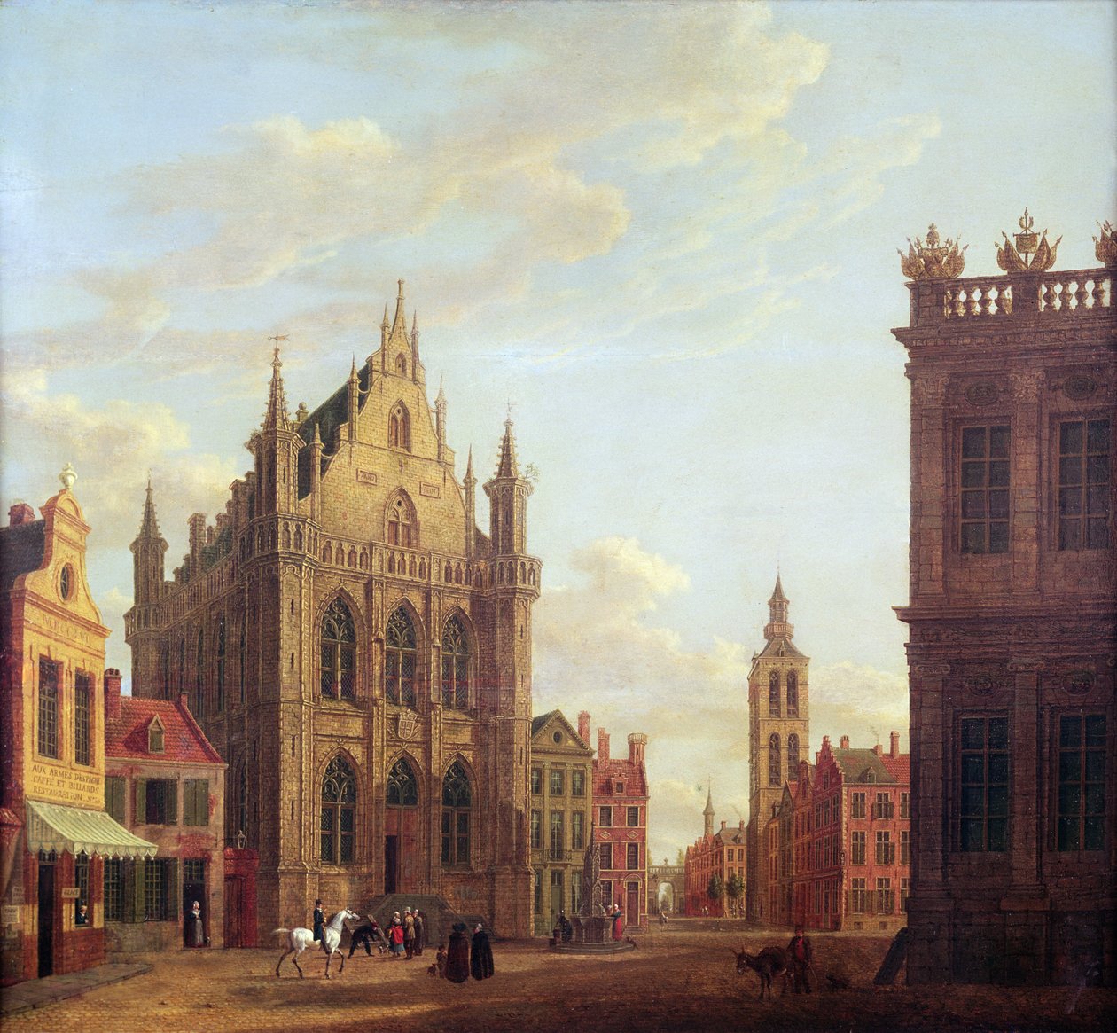 Bruges, 1824 by Augustus Wynantsz